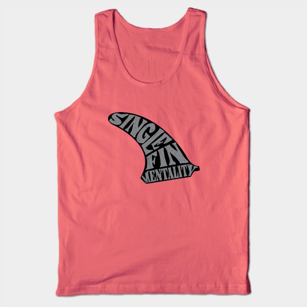 Single Fin Tank Top by tenaciousva